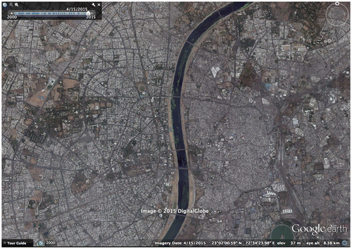 Figure 2. Aerial map of Ahmedabad, 2015. Source: Google maps.