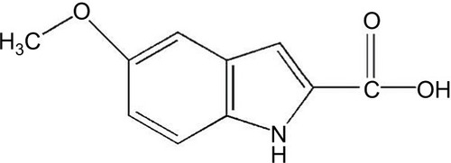 Figure 1 The chemical structure of MICA.