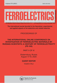 Cover image for Ferroelectrics, Volume 575, Issue 1, 2021