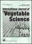 Cover image for International Journal of Vegetable Science, Volume 13, Issue 4, 2008