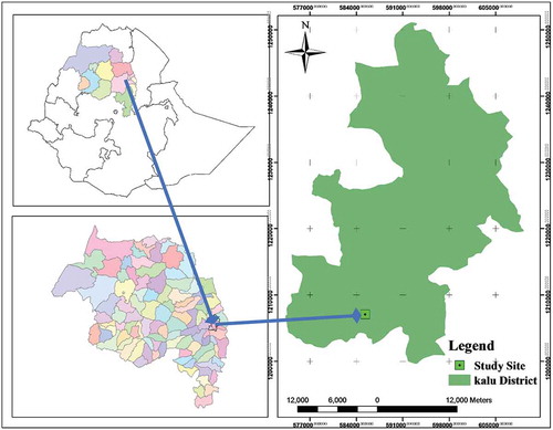 Figure 1. Geographical location of the experimental site.