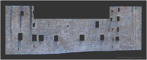 Figure 5. West Elevation of Linlithgow Palace — point cloud.