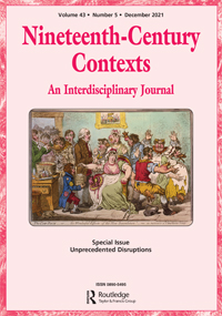 Cover image for Nineteenth-Century Contexts, Volume 43, Issue 5, 2021