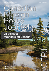 Cover image for Canadian Foreign Policy Journal, Volume 29, Issue 1, 2023