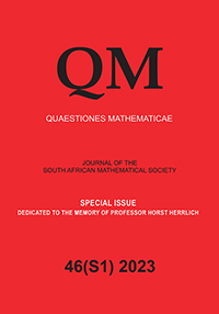 Cover image for Quaestiones Mathematicae, Volume 46, Issue sup1, 2023