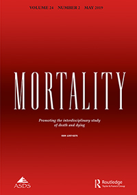 Cover image for Mortality, Volume 24, Issue 2, 2019