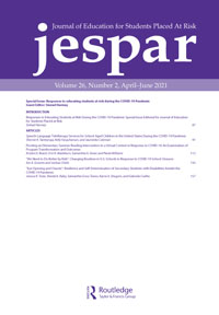 Cover image for Journal of Education for Students Placed at Risk (JESPAR), Volume 26, Issue 2, 2021