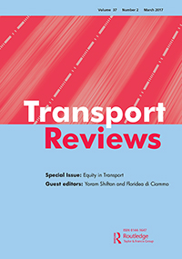 Cover image for Transport Reviews, Volume 37, Issue 2, 2017