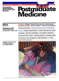 Cover image for Postgraduate Medicine, Volume 81, Issue 8, 1987