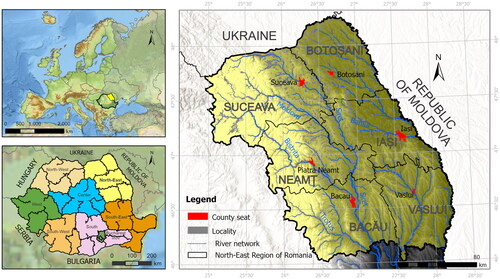 Figure 1. Location of the study region.