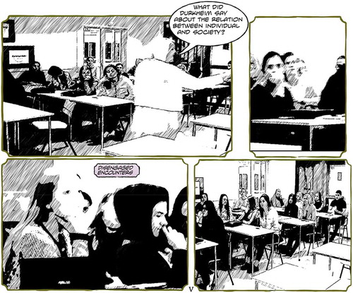 Figure 1. Illustrates disengaged encounters in the social studies classroom.