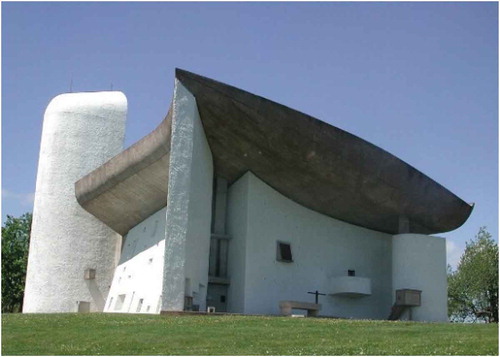 Figure 1. Ron champ Chapel designed by Le Corbusier (Jencks, Citation1991).