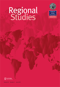 Cover image for Regional Studies, Volume 53, Issue 6, 2019