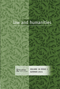 Cover image for Law and Humanities