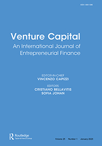 Cover image for Venture Capital, Volume 25, Issue 1, 2023