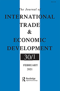 Cover image for The Journal of International Trade & Economic Development, Volume 30, Issue 1, 2021