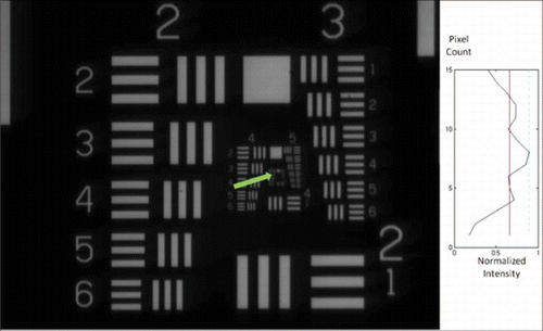 Figure 20 Mirao: corrected image at 10°mirror tilt. (Figure is provided in color online.).