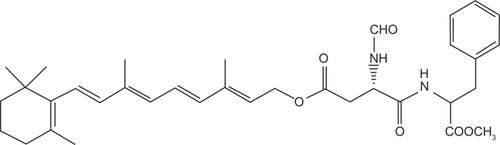 Figure 2 N-formyl aspartame derivative of retinol.