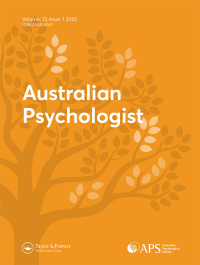 Cover image for Australian Psychologist, Volume 55, Issue 4, 2020