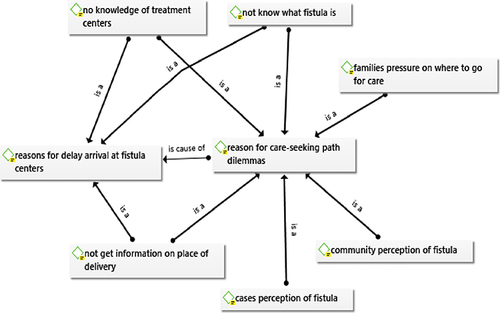 Figure 2 Reasons for care-seeking path dilemmas among women with fistula in Ethiopia.