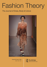 Cover image for Fashion Theory, Volume 20, Issue 2, 2016