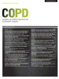 Cover image for COPD: Journal of Chronic Obstructive Pulmonary Disease, Volume 18, Issue 4, 2021