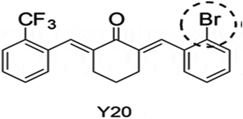 Figure 5. Structural formula of Y20