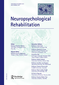 Cover image for Neuropsychological Rehabilitation, Volume 29, Issue 10, 2019