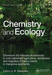Cover image for Chemistry and Ecology, Volume 32, Issue 5, 2016