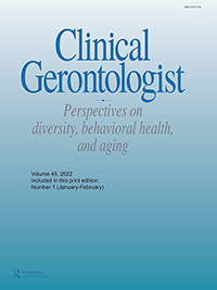 Cover image for Clinical Gerontologist, Volume 45, Issue 1, 2022