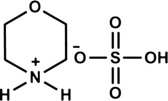 Figure 1.  Morpholinium bisulfate ([morH][HSO4]).