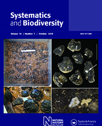 Cover image for Systematics and Biodiversity, Volume 16, Issue 7, 2018