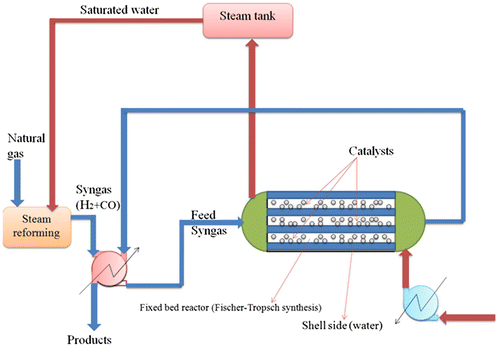 Figure 1. A schematic diagram of fixed-bed type for FTS process.