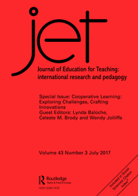 Cover image for Journal of Education for Teaching, Volume 43, Issue 3, 2017