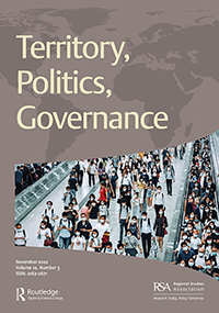 Cover image for Territory, Politics, Governance, Volume 10, Issue 5, 2022