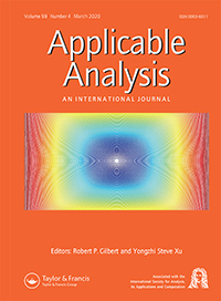 Cover image for Applicable Analysis, Volume 99, Issue 4, 2020