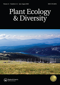 Cover image for Plant Ecology & Diversity, Volume 13, Issue 3-4, 2020