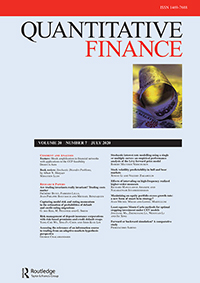 Cover image for Quantitative Finance, Volume 20, Issue 7, 2020