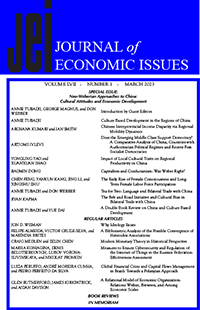 Cover image for Journal of Economic Issues, Volume 57, Issue 1, 2023