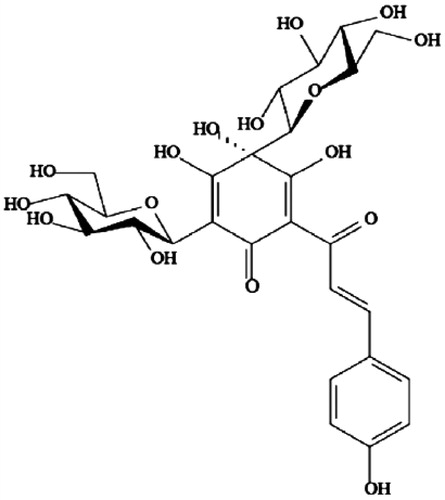 Figure 1. The chemical structure of HSYA.