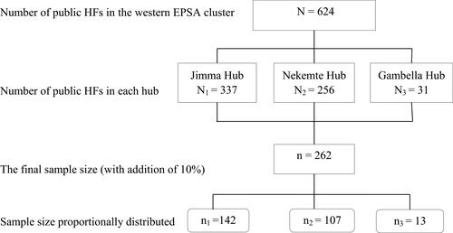 Figure 1 The procedure used to choose the participants for the study (source: self-developed).