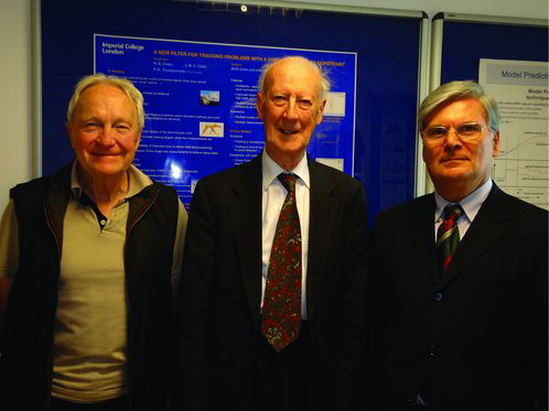 This picture was taken on 2 June 2011 at the Imperial College in London, at the end of this interview. Professor John Westcott is at the centre. Either side are Professors David Mayne (left) and Sergio Bittanti (right).