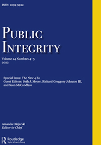 Cover image for Public Integrity, Volume 24, Issue 4-5, 2022
