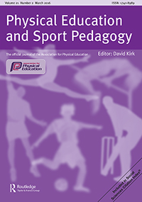 Cover image for Physical Education and Sport Pedagogy, Volume 21, Issue 2, 2016