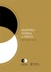 Cover image for Quarterly Journal of Speech, Volume 107, Issue 2, 2021