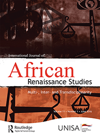 Cover image for International Journal of African Renaissance Studies - Multi-, Inter- and Transdisciplinarity, Volume 11, Issue 1, 2016