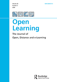 Cover image for Open Learning: The Journal of Open, Distance and e-Learning, Volume 35, Issue 3, 2020