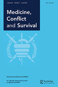 Cover image for Medicine, Conflict and Survival, Volume 35, Issue 2, 2019