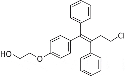 Figure 1. Chemical structure of ospemifene.