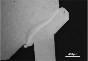 Figure 10. Marco-section metallographic of fuel rod weldment.